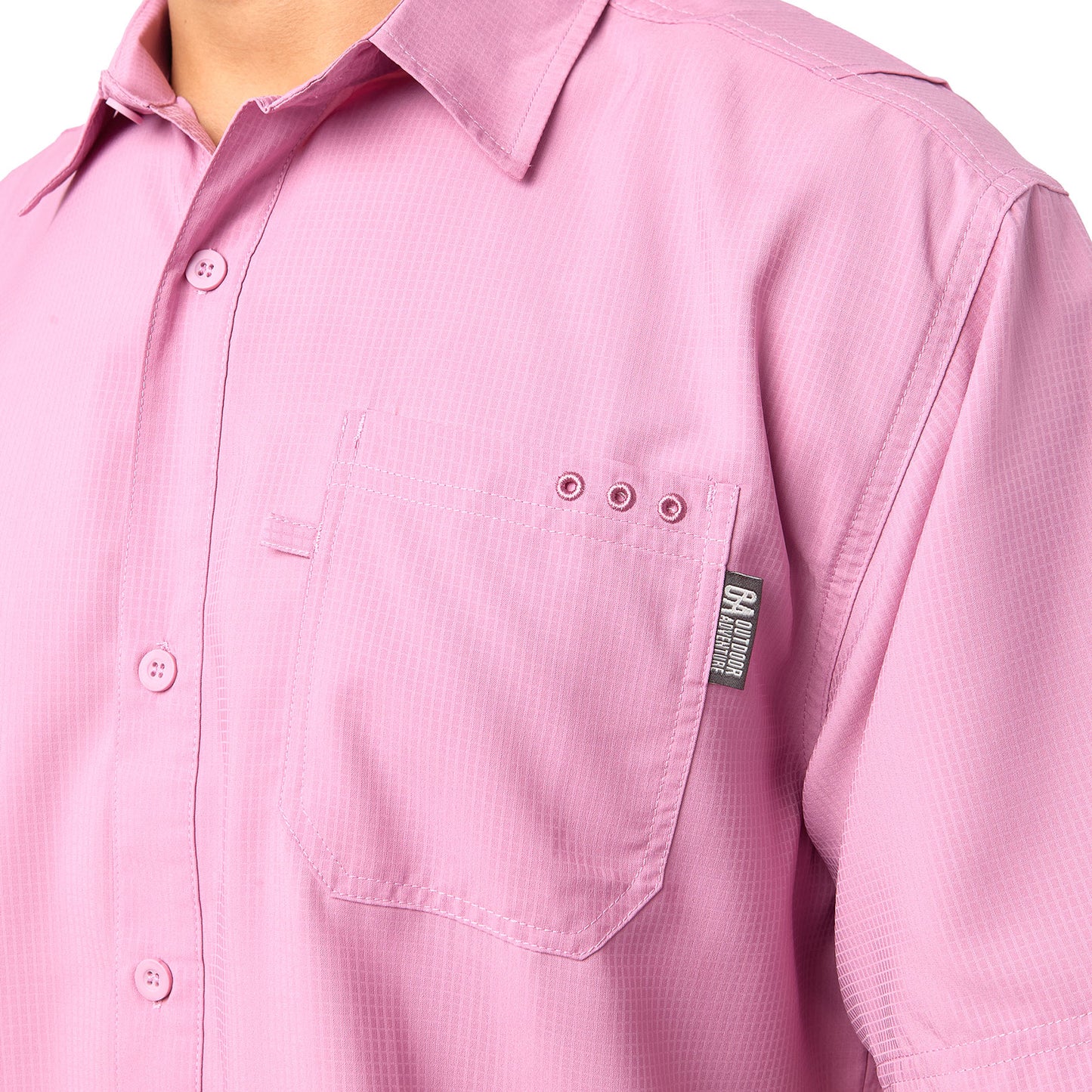 CAMISA DE HOMBRE / QUEPOS S/S / OUTDOOR ADVENTURE
