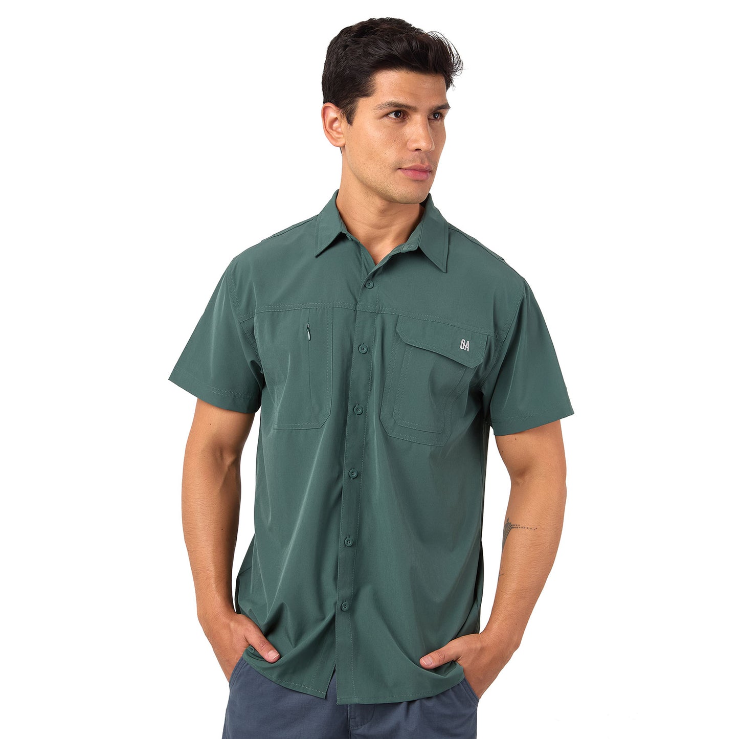 CAMISA DE HOMBRE/ LAS PERLAS 2.0 S/S / OUTDOOR ADVENTURE