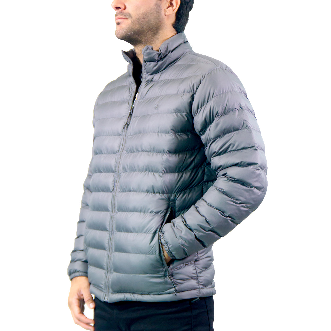 Chaqueta 2024 gris hombre