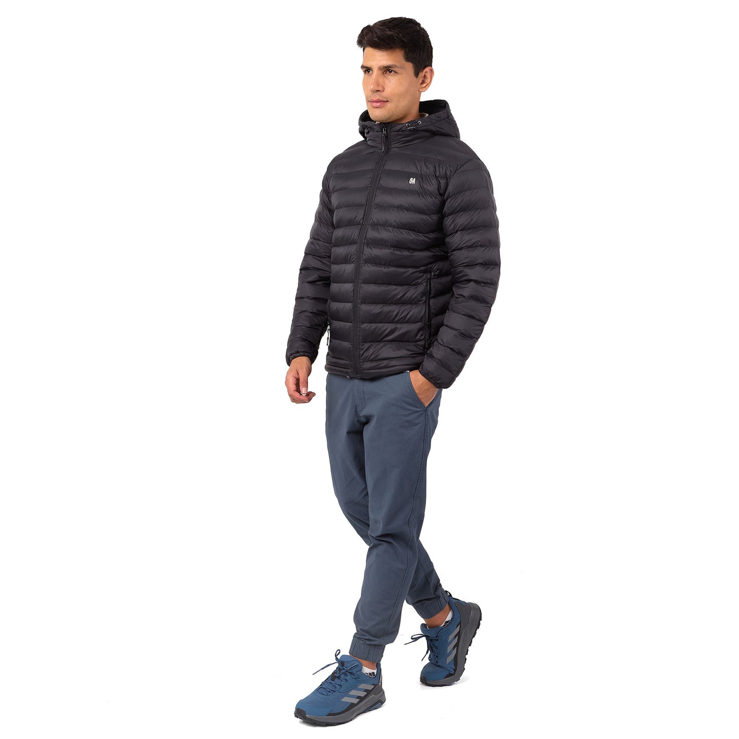 CHAQUETA DE HOMBRE CON CAPUCHA/ NEVADO / OUTDOOR ADVENTURE