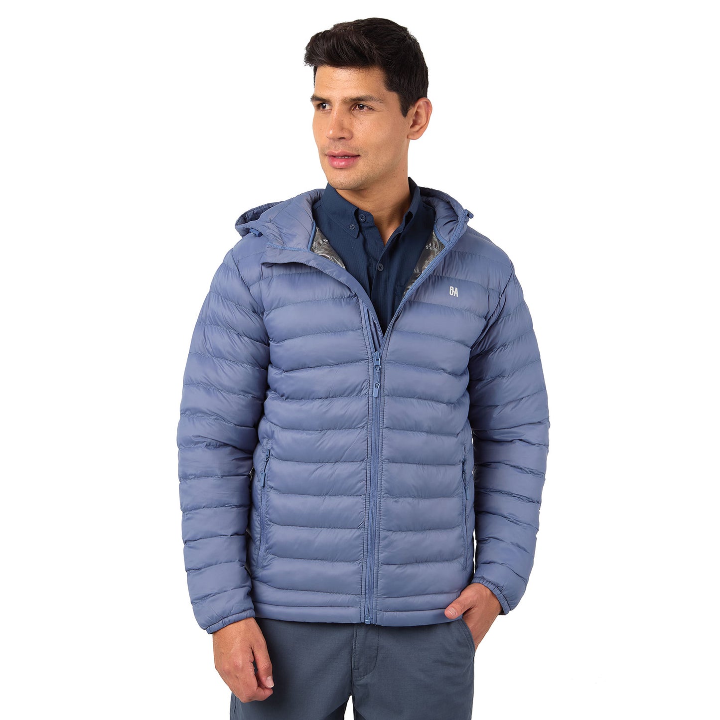 CHAQUETA DE HOMBRE CON CAPUCHA/ NEVADO / OUTDOOR ADVENTURE