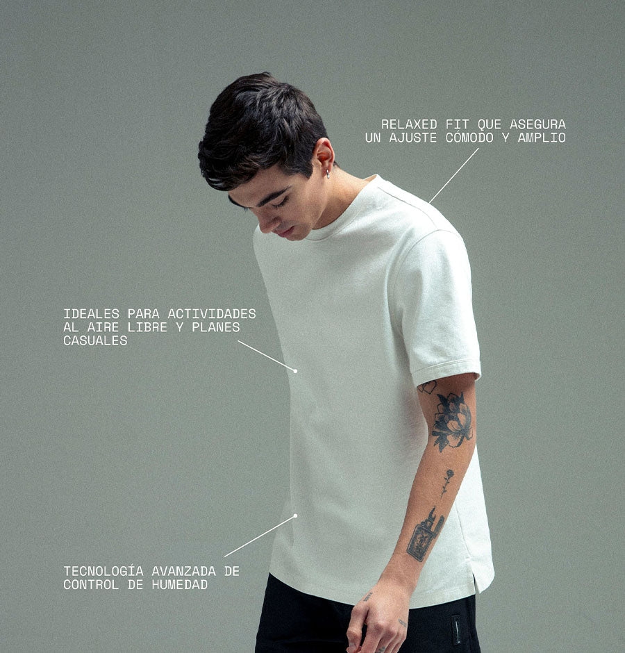 CAMISETA RELAXED FIT CLING / REMANENCE