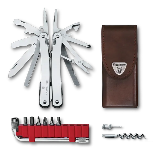 SWISSTOOL SPIRIT X PLUS CUERO / VICTORINOX