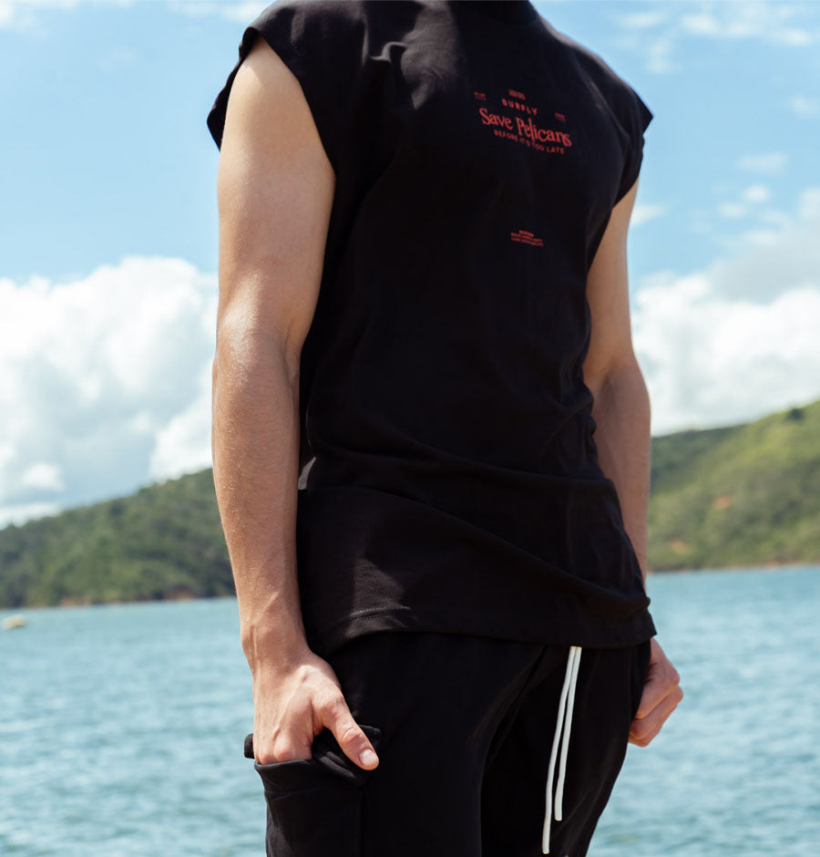 ESQUELETO HOMBRE/ OVERSIZE PELICAN WHITE
