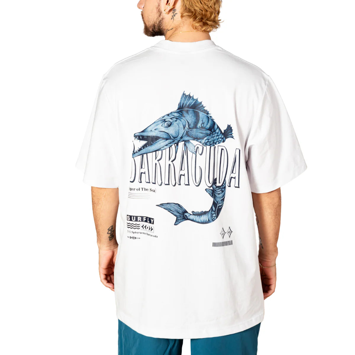 CAMISETA  HOMBRE/ BARRACUDA PARTIDA / SURFLY
