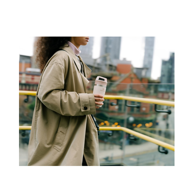 TERMO  CAFÉ-TO-GO TRAVEL MUG 12OZ (355ML) ROSE QUARTZ  / STANLEY