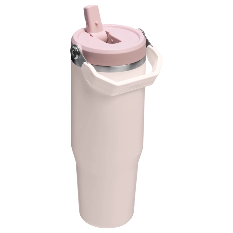 TERMO  ICEFLOW FLIP STRAW TUMBLER 2.0 30OZ (887ML) ROSE QUARTZ  / STANLEY