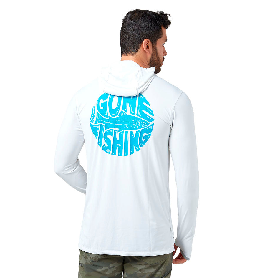 CAMISETA DE HOMBRE SOLARFOIL GONE FISHING GRAPHIC / EDDIE BAUER