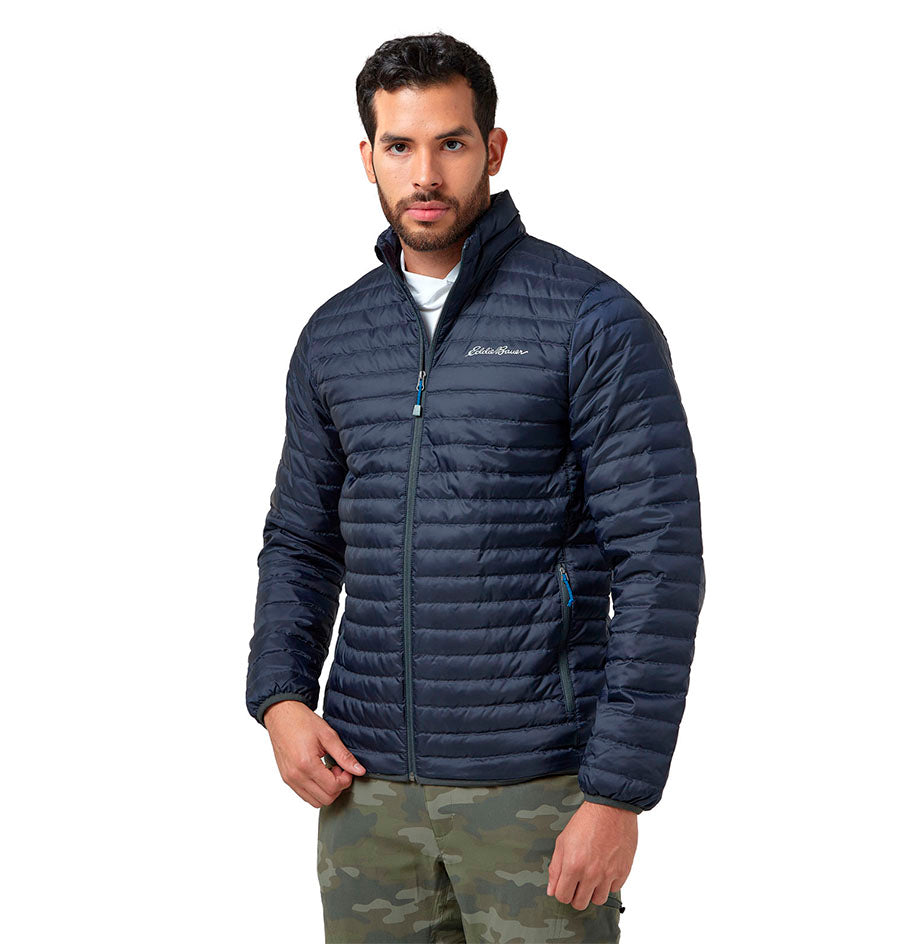 Chaqueta Eddie Bauer Microlight Down Azul oscuro Hombre | Outdoor Adventure Col