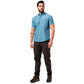 Camisa Manga Corta Bauer Guide Azul Hombre | Outdoor Adventure Colombia