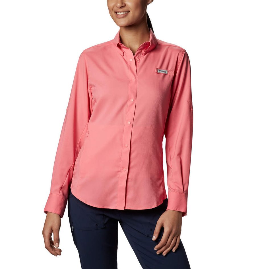 #color_rosado-lollipop Camisa Columbia Tamiami™ II Manga Larga Mujer | Outdoor Adventure Col