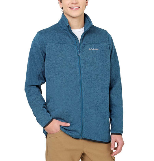  Fleece Polar Columbia Birch Woods Hombre | Outdoor Adventure Colombia color_azul-teal