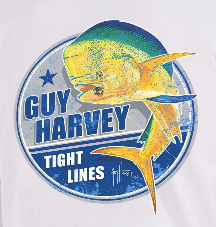 Camiseta Guy Harvey Tightlines Hombre | Outdoor Adventure Colombia